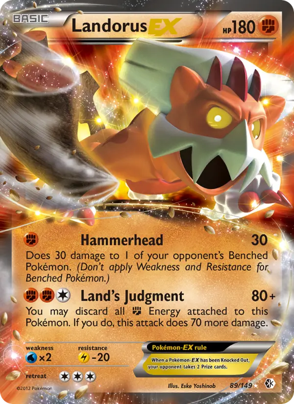 Landorus-EX, Boundaries Crossed #89