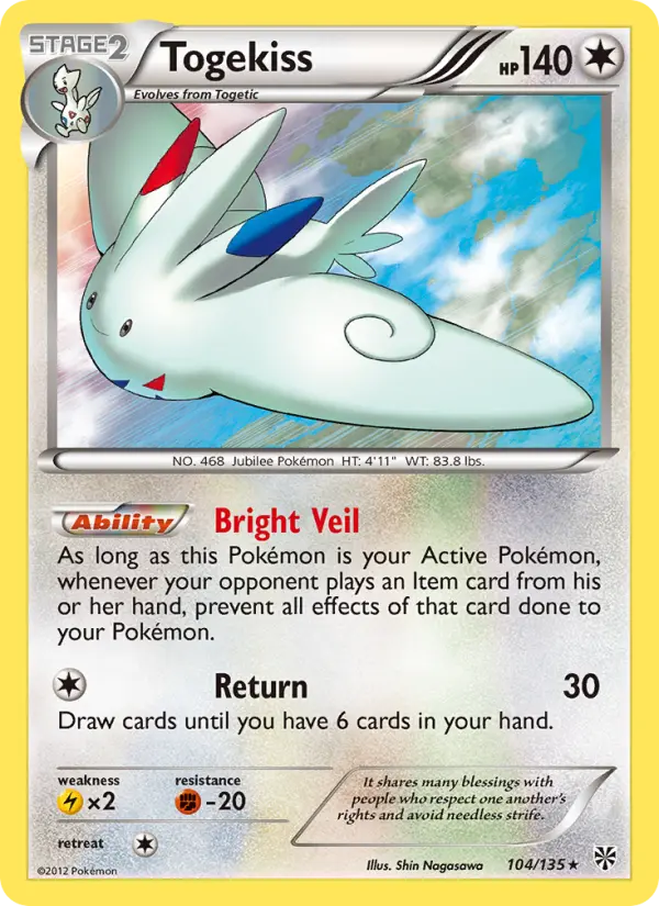 Togekiss, Plasma Storm #104