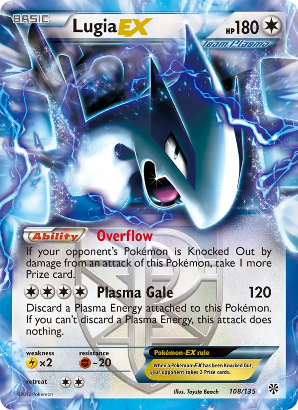 Lugia-EX, Plasma Storm #108
