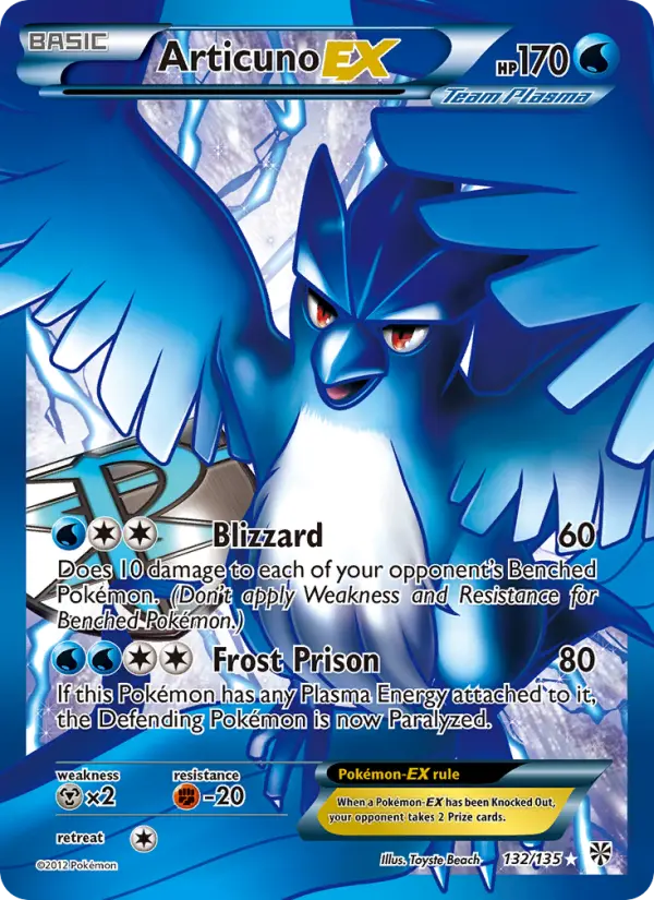 Articuno-EX, Plasma Storm #132