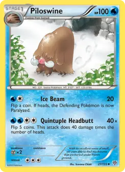 Piloswine, Plasma Storm #27/135