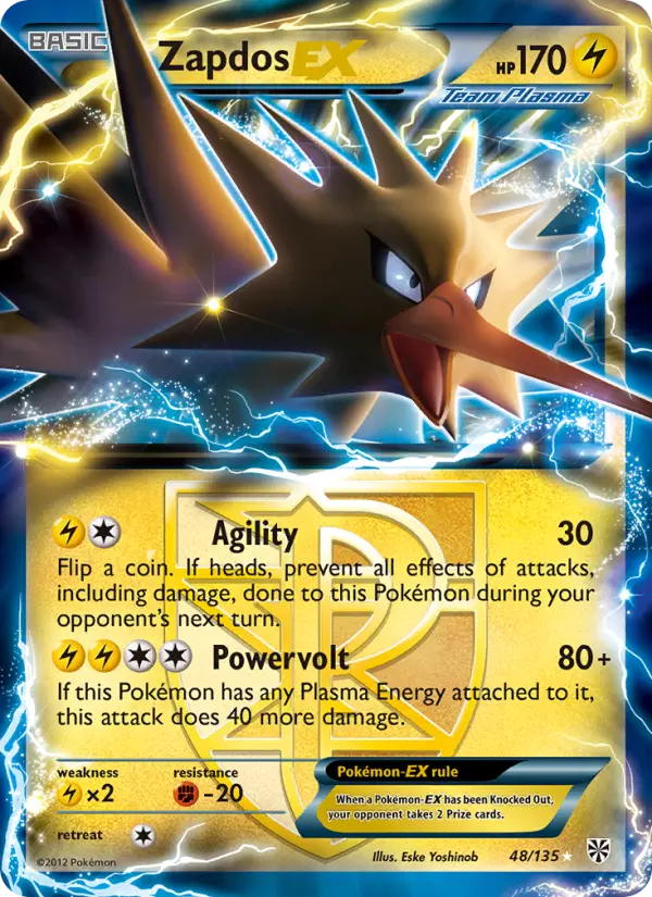 Zapdos-EX, Plasma Storm #48