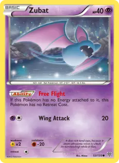 Zubat, Plasma Storm #53/135