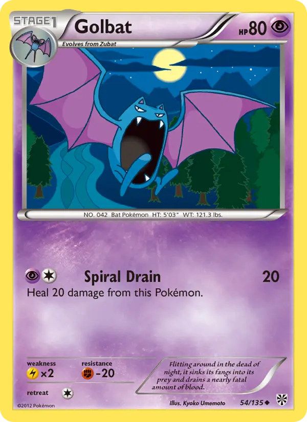 Golbat, Plasma Storm #54