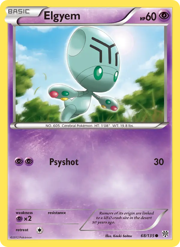 Elgyem, Plasma Storm #68