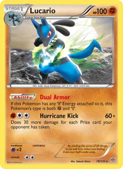 Lucario, Plasma Storm #78/135