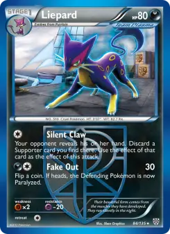 Liepard, Plasma Storm #84/135