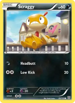 Scraggy, Plasma Storm #85/135