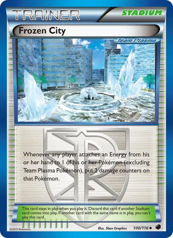 Frozen City, Plasma Freeze #100