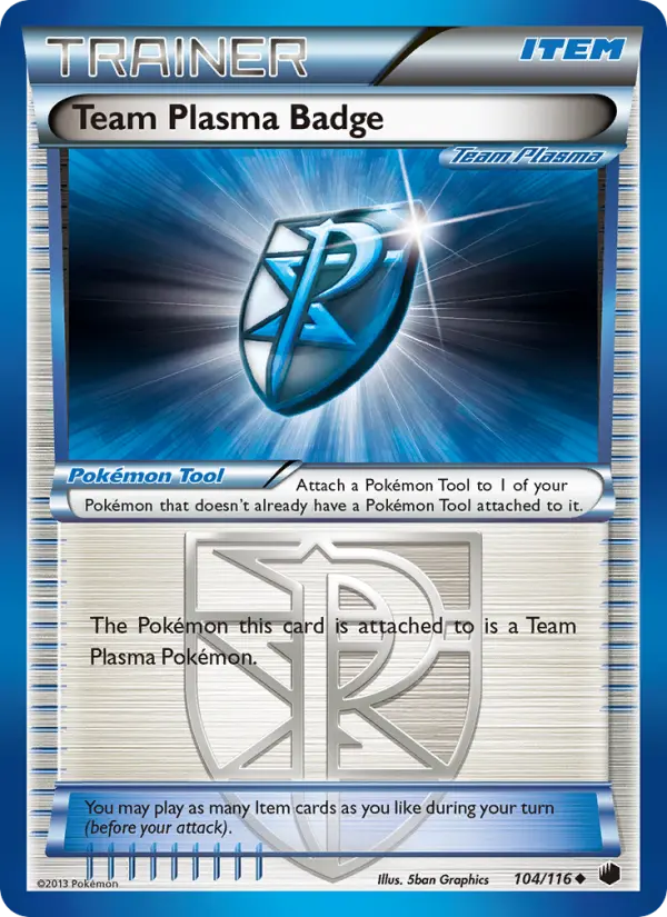 Team Plasma Badge, Plasma Freeze #104