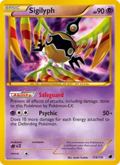 Sigilyph, Plasma Freeze #118/116