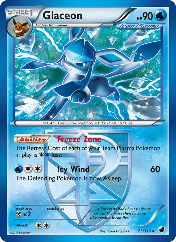 Glaceon, Plasma Freeze #23