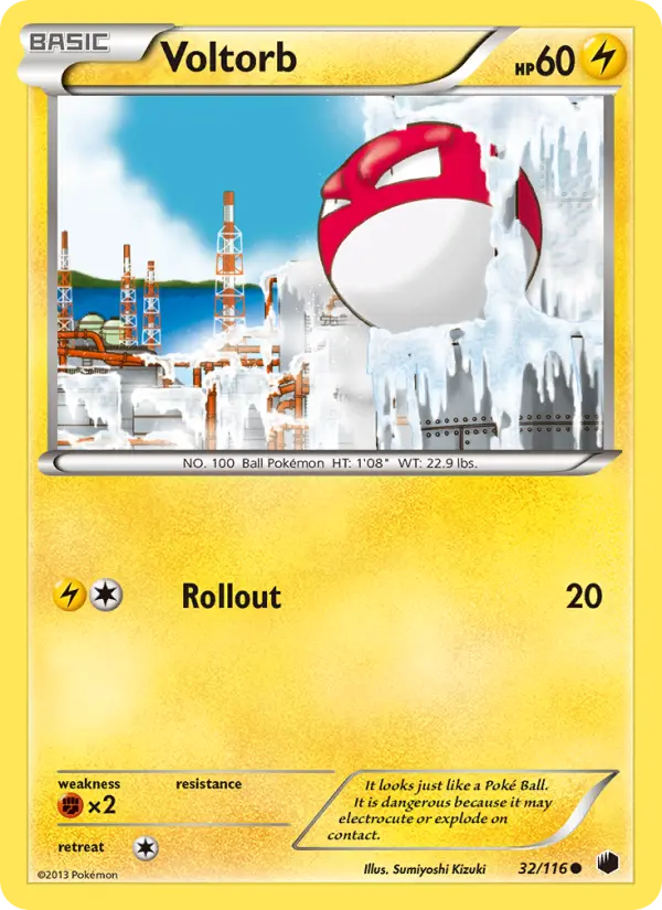 Voltorb, Plasma Freeze #32