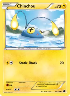 Chinchou, Plasma Freeze #35/116