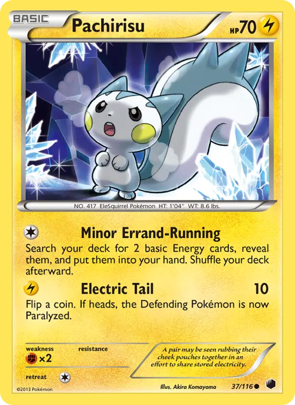 Pachirisu, Plasma Freeze #37