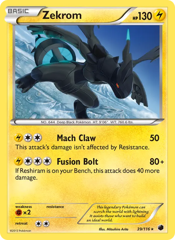 Zekrom, Plasma Freeze #39