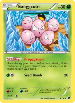 Exeggcute, Plasma Freeze #4/116