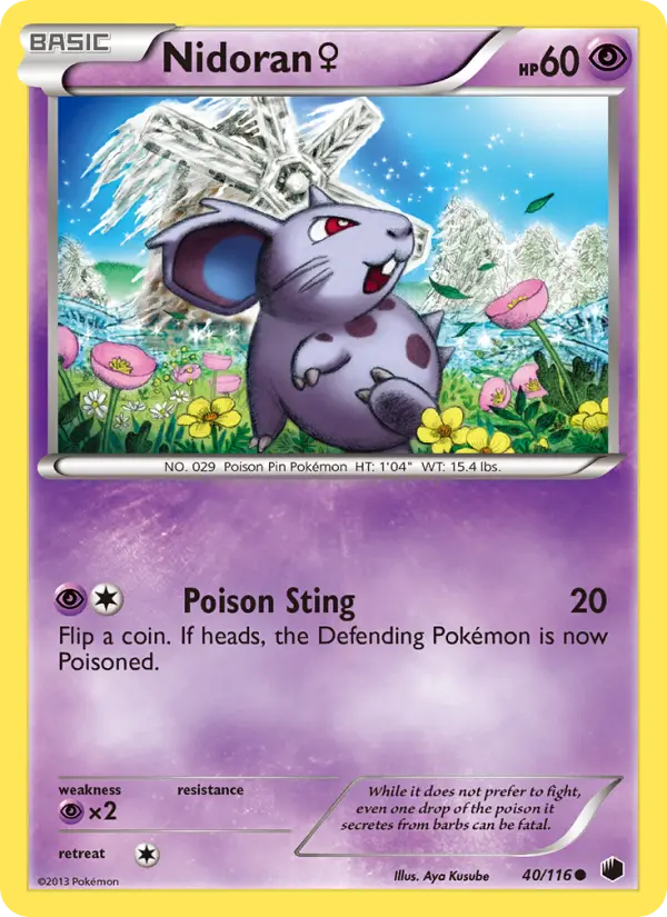 Nidoran♀, Plasma Freeze #40