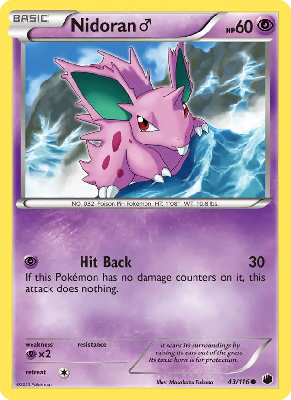 Nidoran♂, Plasma Freeze #43