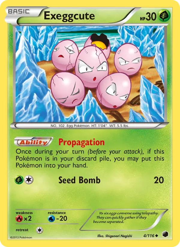 Exeggcute, Plasma Freeze #4