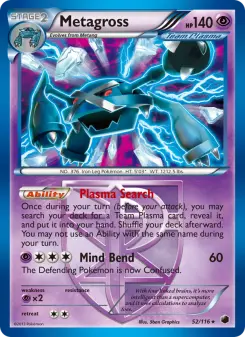 Metagross, Plasma Freeze #52/116