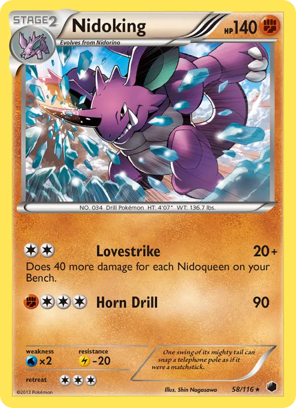 Nidoking, Plasma Freeze #58