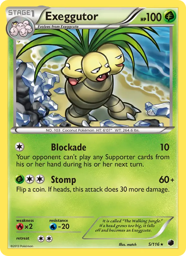 Exeggutor, Plasma Freeze #5