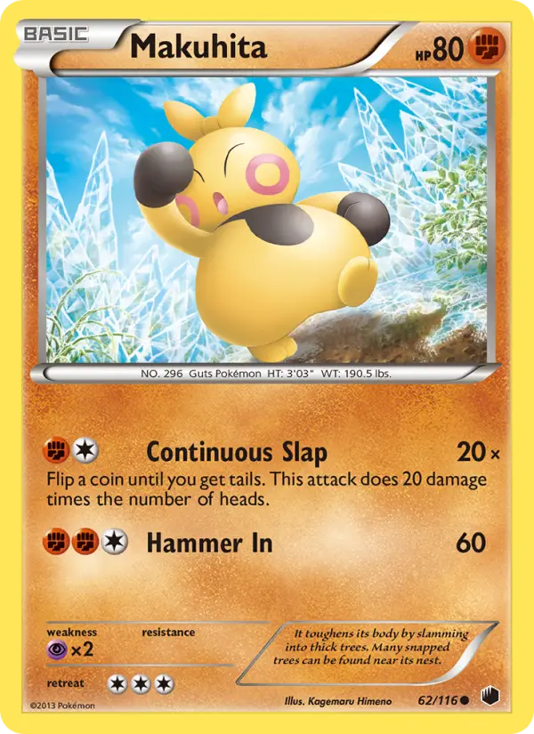 Makuhita, Plasma Freeze #62