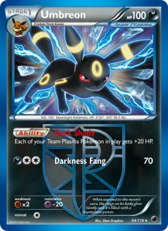 Umbreon, Plasma Freeze #64/116