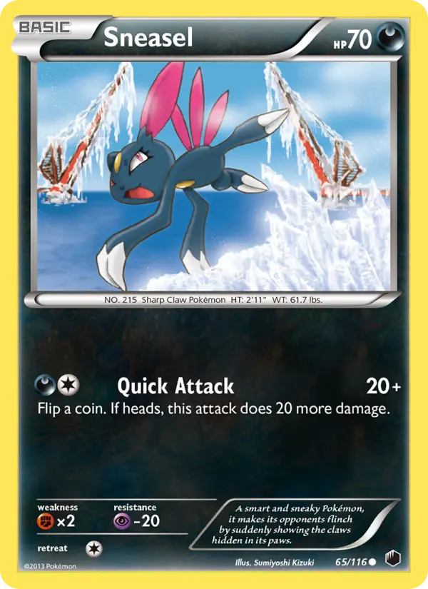 Sneasel, Plasma Freeze #65