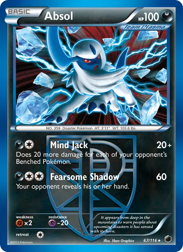 Absol, Plasma Freeze #67