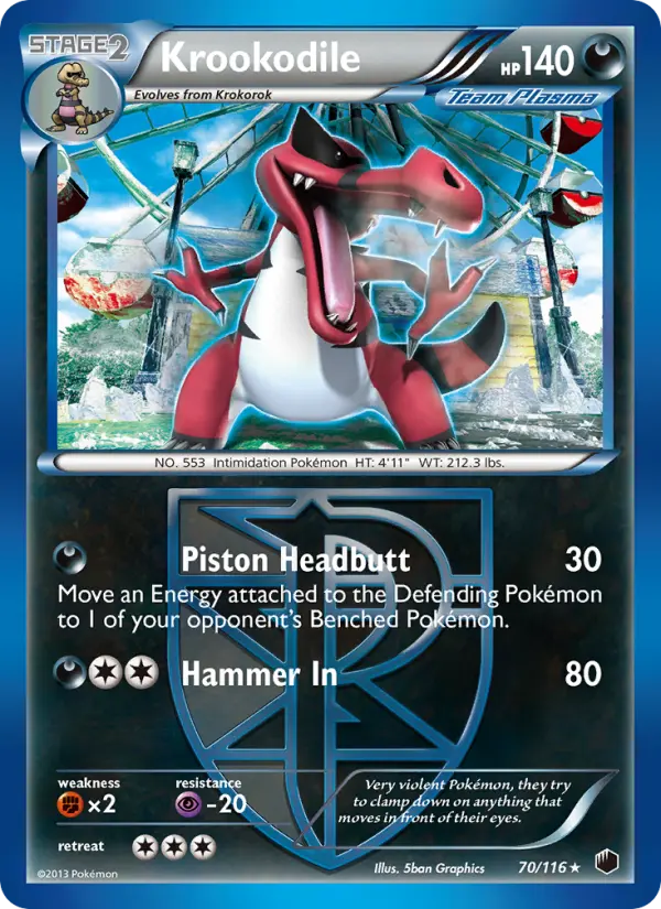 Krookodile, Plasma Freeze #70