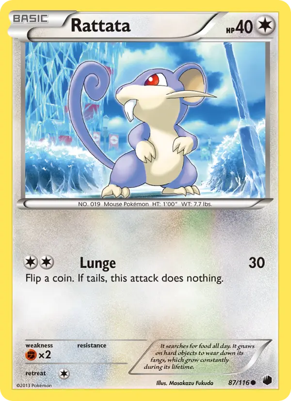 Rattata, Plasma Freeze #87