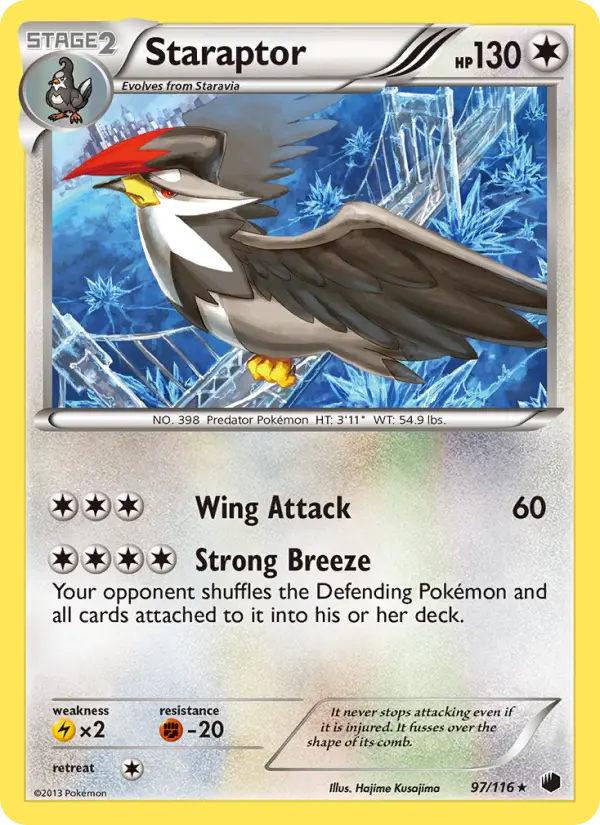 Staraptor, Plasma Freeze #97