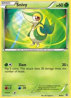 Snivy, BW Black Star Promos #BW1