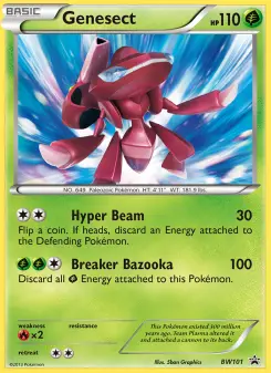 Genesect, BW Black Star Promos #BW101