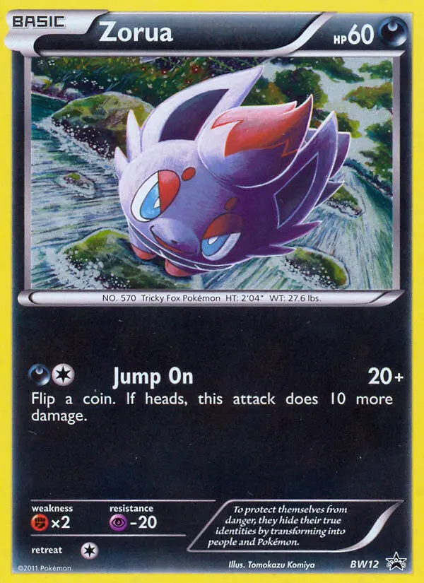 Zorua, BW Black Star Promos #BW12