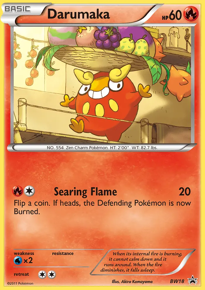 Darumaka, BW Black Star Promos #BW18