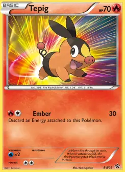 Tepig, BW Black Star Promos #BW2