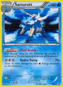 Samurott, BW Black Star Promos #BW22