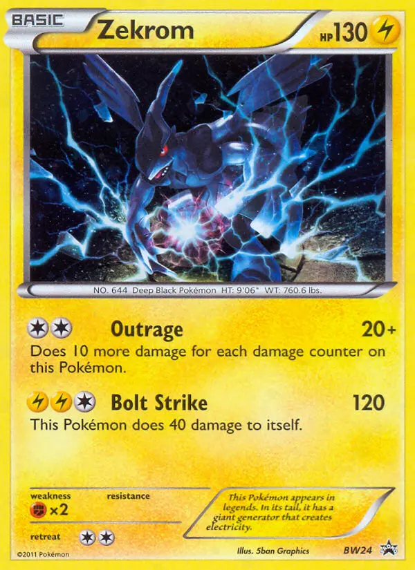 Zekrom, BW Black Star Promos #BW24