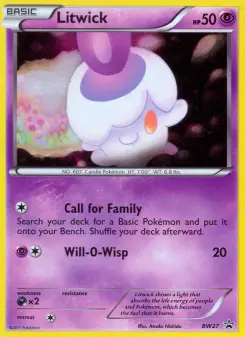 Litwick, BW Black Star Promos #BW27