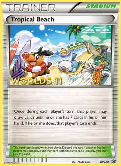 Tropical Beach, BW Black Star Promos #BW28