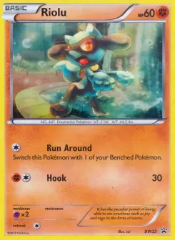 Riolu, BW Black Star Promos #BW33
