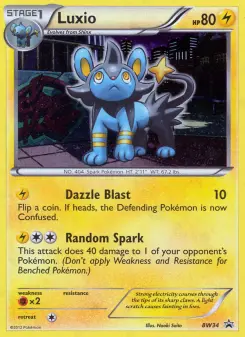 Luxio, BW Black Star Promos #BW34
