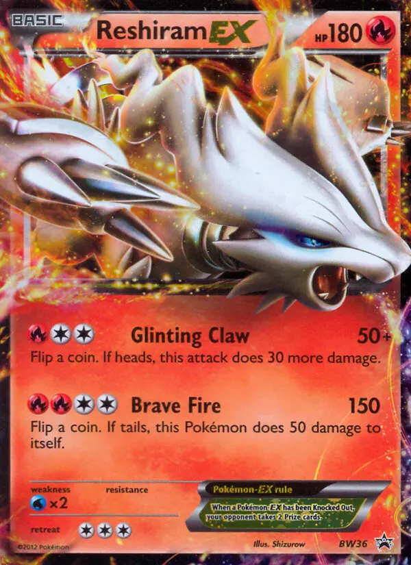 Reshiram-EX, BW Black Star Promos #BW36