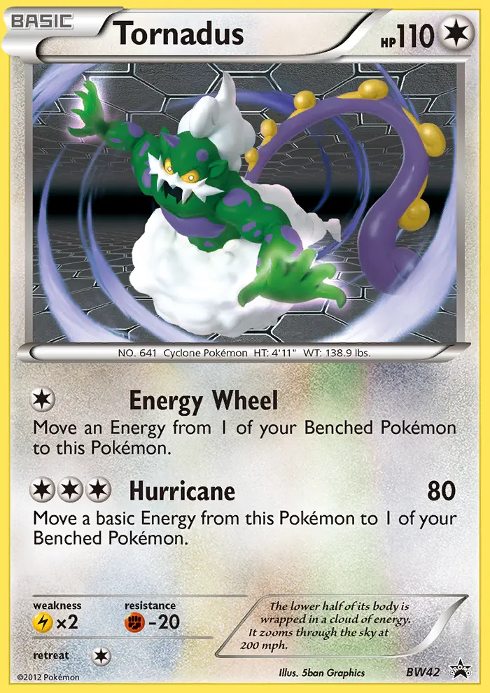 Tornadus, BW Black Star Promos #BW42