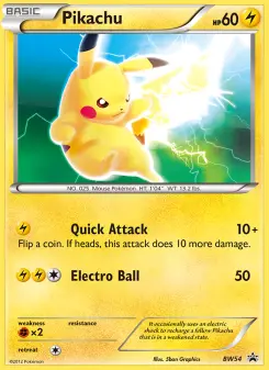 Pikachu, BW Black Star Promos #BW54