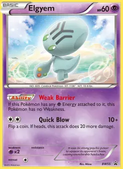Elgyem, BW Black Star Promos #BW55