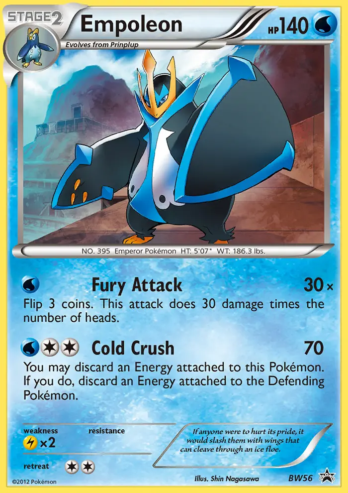 Empoleon, BW Black Star Promos #BW56